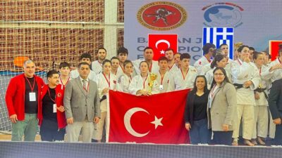 Karadağ’da düzenlenen Ümitler Balkan Judo