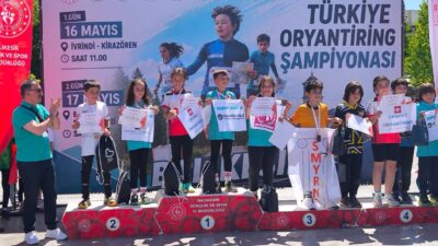 Balıkesir’de düzenlenen U14 Türkiye Oryantiring