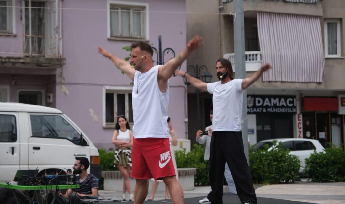 Sarıgöl’de düzenlenen müzikli spor etkinliği