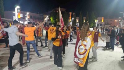 Galatasaray’ın 26. şampiyonluğu Selendi’de büyük