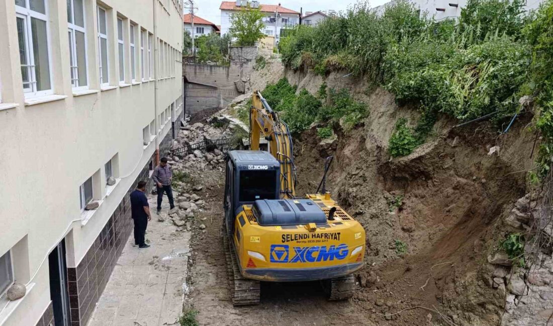 Manisa’nın Selendi ilçesinde sağanak yağışın